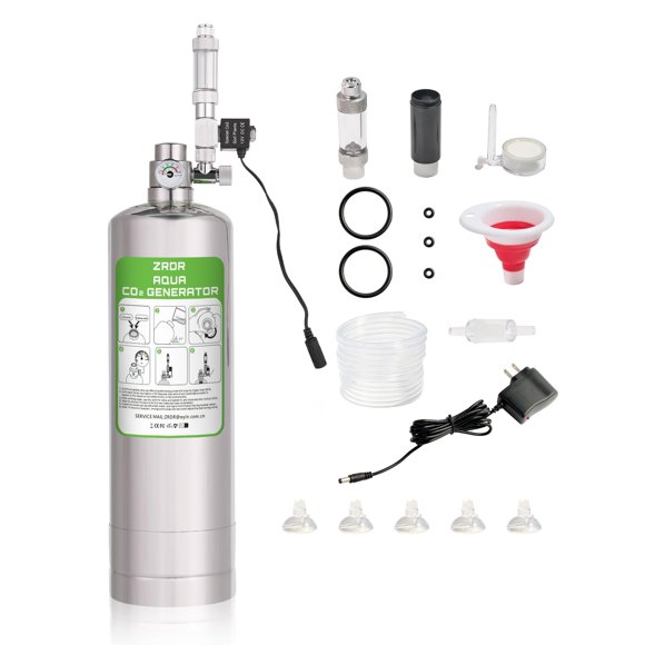 Sistema de CO2 para Acuario ZRDR 2L con Manómetro y Solenoide