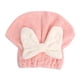 thumbnail image 1 of Gorro De Toalla Para Secar El Cabello, Gorro De Baño Para La Cabeza, Toalla De Baño Para Cabello Rizado, Pelo Largo, Rosa, 1 of 3