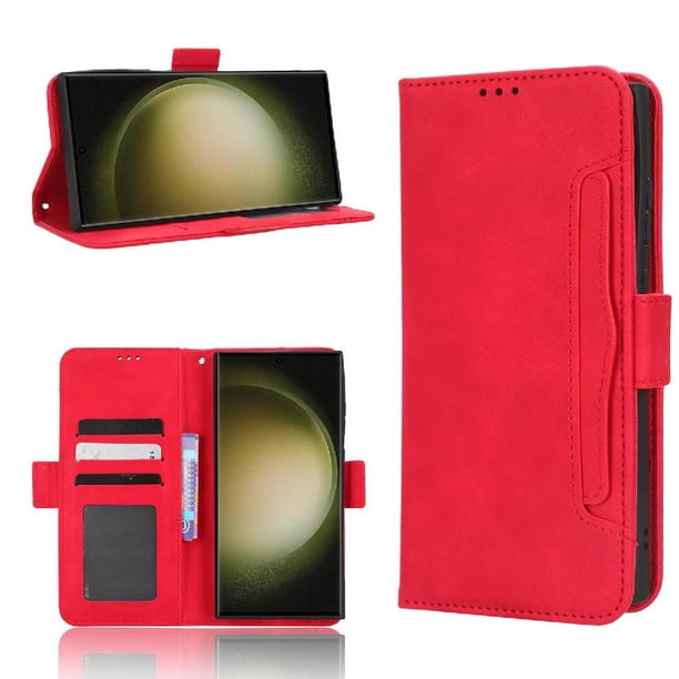 Funda Tipo Billetera FOXDOCK para Samsung Galaxy S22 Ultra 5G – Tapa Flip con Tarjetero