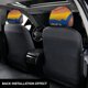 thumbnail image 3 of Las Locuras del Emperador Funda Protectora Universal para Reposacabezas de Coche, Funda Elástica para Reposacabezas de Asiento de Auto, Funda de Tela Antipolvo, Accesorios de Interior 2 Piezas, 3 of 6