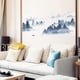 thumbnail image 2 of 4pcs, Chinese Style Sunset Mountain Water Wall Sticker - Decorate Your Home with Elegance and Style, 2 of 2