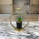 thumbnail image 5 of Figura Decorativa Candelabro Pajarito Dorado Con Mini Planta, 5 of 7