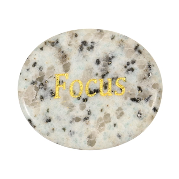 Uxcell Piedra de Preocupación Natural para el Pulgar, Piedra Cristal Ovalada de 1.8"x1.5" con Palabras Inspiradoras, Roca de Bolsillo Cristales de Ansiedad para Mujeres, Azul Brumoso (Estilo 39)