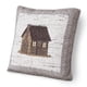 thumbnail image 2 of Almohada Donna Sharp, cabaña de algodón con forma de cabaña de abedul, 45 x 45 cm, 2 of 7