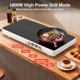 thumbnail image 4 of Placa de inducción ANHANE 1800 W 2 quemadores 110 V Parrilla y estufa, 4 of 7