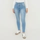 thumbnail image 2 of Jeans Mujer Push Up 3 Botones Azul C Corona, 2 of 5