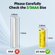thumbnail image 3 of Batería Zsolarigt 2/3AAA 100 mAh 1,2 V recargable, 3 of 7