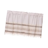 Bothyi - Cenefa De Cortina Decorativa Estilo Granja Con Bolsillo Para Barra Para Cocina, Baño, Guardería, Rayas Finas S
