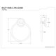 thumbnail image 2 of Anillo para toalla Kingston Brass Milano BA2714C cromo pulido, 2 of 2