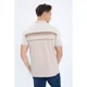 thumbnail image 4 of Polera Piqué Líneas Bicolor Hombre Algodón Primavera verano 0186, 4 of 4
