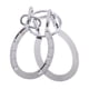 thumbnail image 3 of Solución De Anillo De Metal Deducción Intelectual Desbloqueo Puzzle Juguetes Plata, 3 of 3