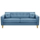 thumbnail image 1 of Sofa New Retro 3CG Felpa 01 Azul Petroleo, 1 of 6