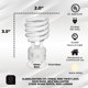 thumbnail image 2 of Paquete de 4 bombillas SLEEKLIGHTING GU24, 23 W, 2700 K, 1600 lm, 2 of 9