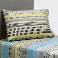 Zahr - Sabana Zarina 1.5 P Estampada Lineas Amarillo