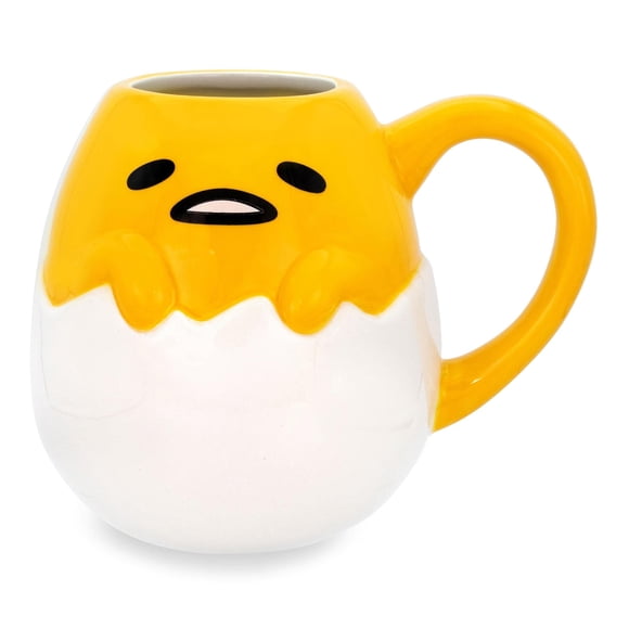 Taza Sanrio Gudetama de cerámica esculpida en 3D, 600 ml