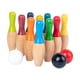 thumbnail image 3 of Juguetes Interactivos Juego De Bolos De Madera Juguetes De Bolos Para Bebés Niños Pequeños Jardín, 3 of 5