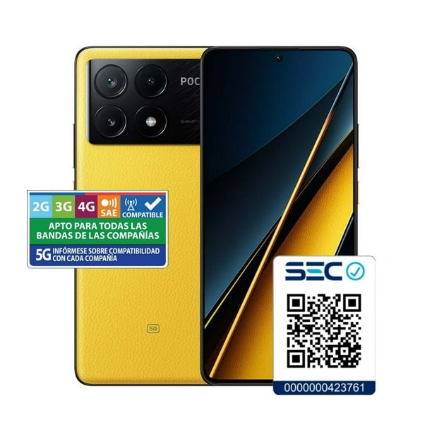 Poco X6 Pro 5g 12gb+512gb Amarillo | Lider