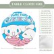thumbnail image 2 of Cinnamoroll-theme Fitted Round Tablecloths Elastic Edged Table Covers Waterproof Table Cloth for Kitchen Holiday Party Tables Decor 120cm, 2 of 6