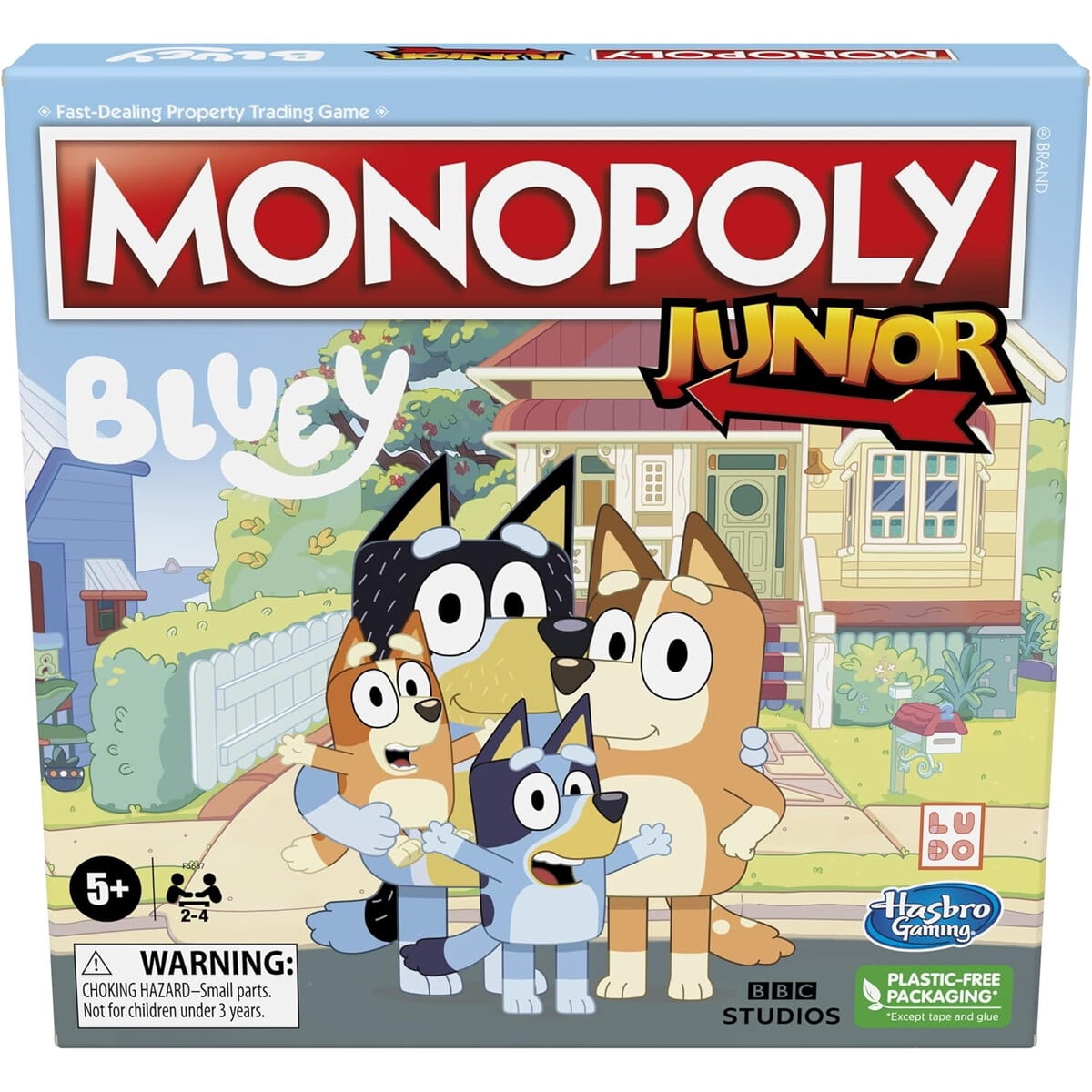Juego De Mesa Hasbro Monopoly Junior Edición Bluey Niños