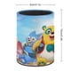 thumbnail image 2 of Oso Agente Especial-theme Cylinder Pen Holder Pencil Organizer with Flannel Lining PVC Leather Material Cardboard Base for study work 10*8CM, 2 of 6