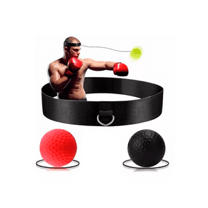 Vincha De Lienzo Con 2 Pelota Para Entrenamiento Boxeo