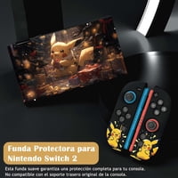 Syjupy - Funda Protectora Compatible Con Nintendo Switch 2, Funda Rígida Y Delgada Acoplable Para Consola Y Mandos Joy Con