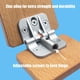 thumbnail image 3 of 2 paquete Bisagras ajustables de 180 grados, Bisagra de puerta doble plegable, Bisagras de bloqueo de 180 grados, Bisagra de mesa de hoja de bloqueo plegable, Hardware de mesa plegable, 3 of 3