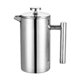 thumbnail image 4 of Cafetera Francesa De Prensado Resistente Al Calor, Para El Hogar, La Cocina Y El Camping, 350 Ml, Color Plateado, 4 of 5