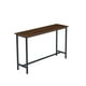 thumbnail image 2 of Arrimo Para Living Industrial Estructura Metal 120cm Tope Madera Oscura, 2 of 3