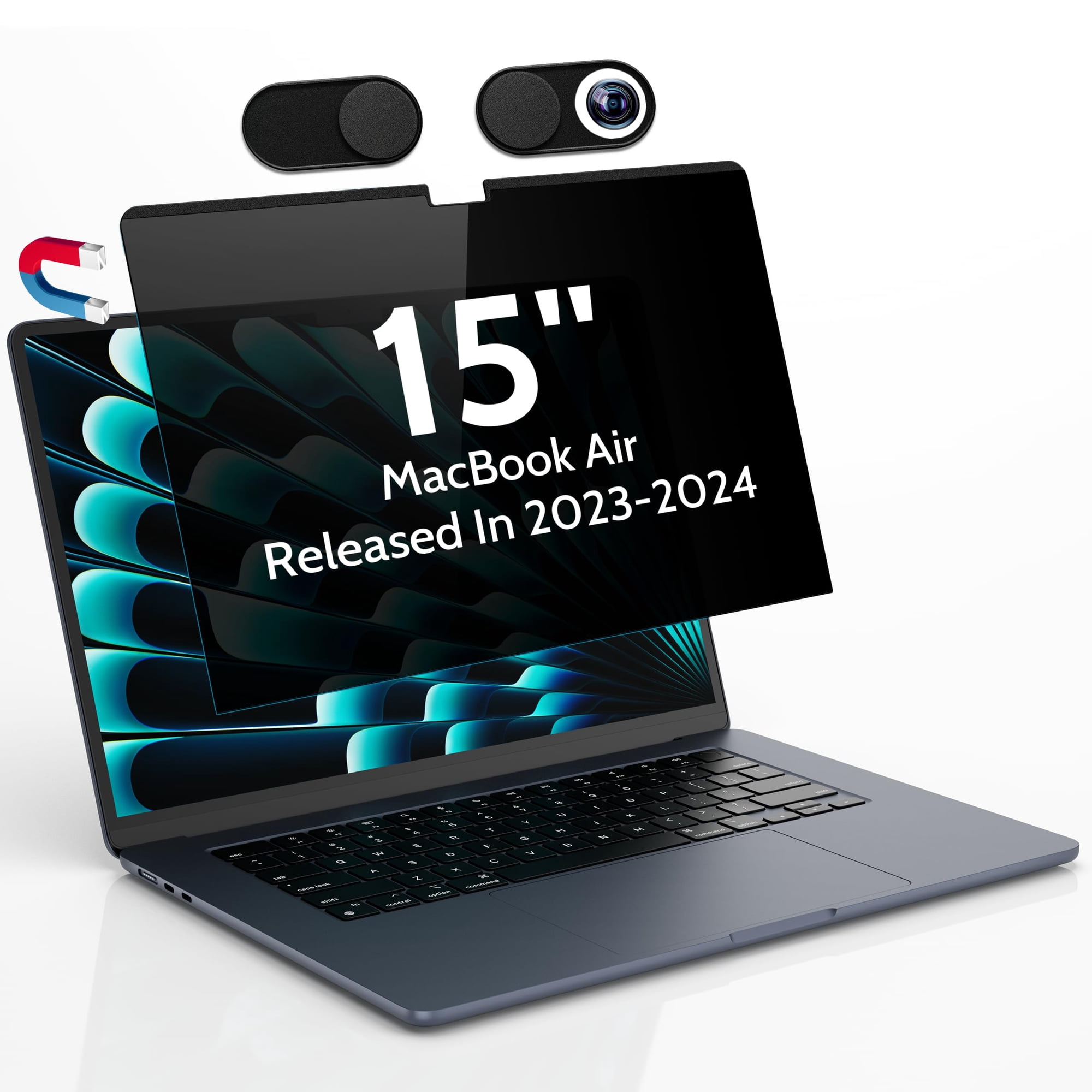Pantalla De Privacidad Peslv Magnetic Macbook Air 15" 2023-2024
