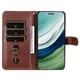 thumbnail image 4 of Funda con Cremallera para Huawei Mate 60 Pro, Carcasa Cartera de Cuero PU con Soporte y Tarjetero, 4 of 6