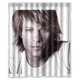 thumbnail image 1 of Cortina de ducha Jon Bon Jovi, juego de cortinas de baño con ganchos, tamaño 60 x 72 pulgadas, 1 of 3
