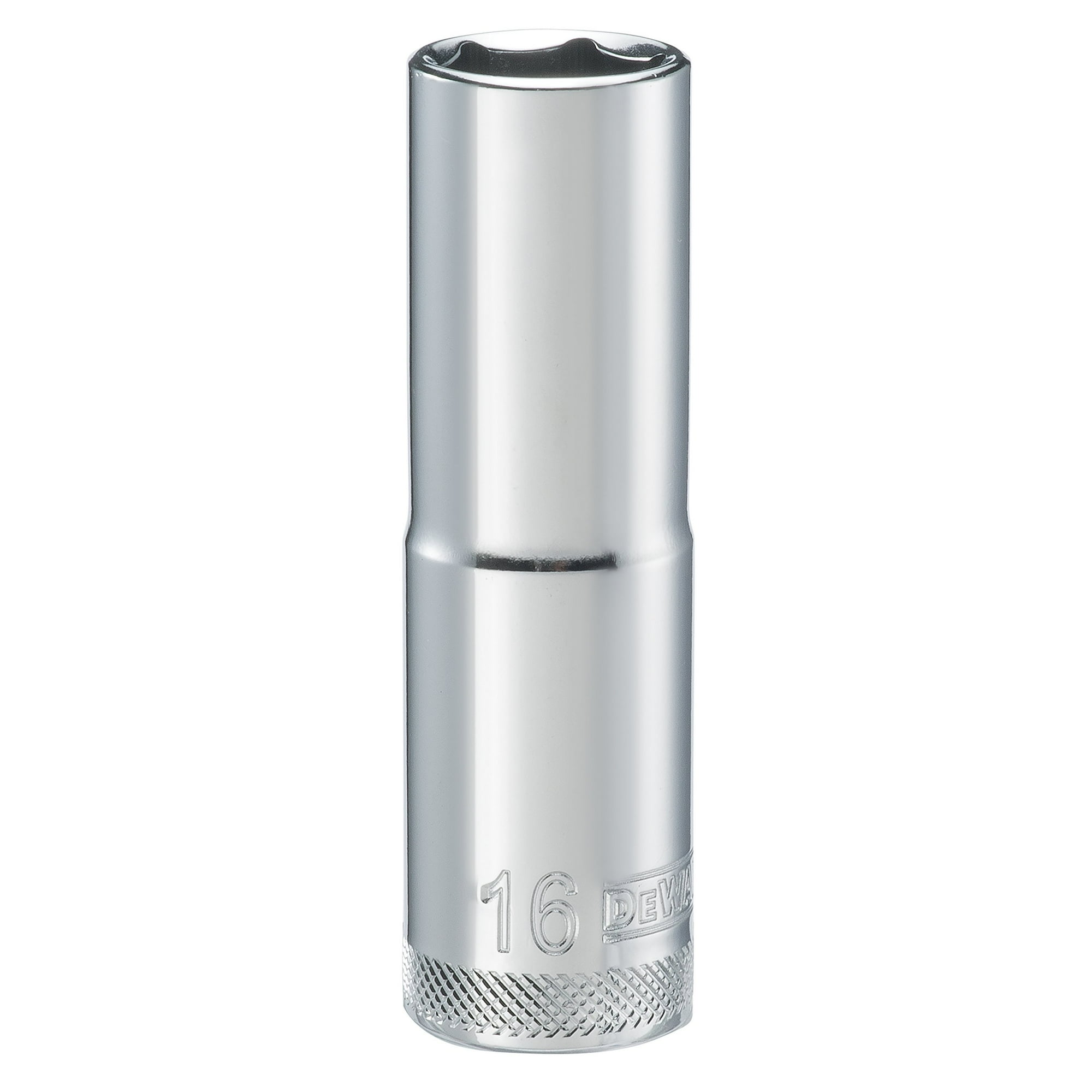 Dewalt - Juego De Enchufes De 1 2 Pulgada 6 Puntos De Profundidad 16 Mm Con Par Directo