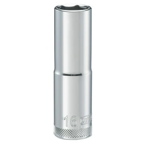 Dewalt - Juego De Enchufes De 1 2 Pulgada 6 Puntos De Profundidad 16 Mm Con Par Directo