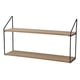 thumbnail image 3 of Repisa 2 Niveles 60X15X33Cm Metal Base Madera, 3 of 3