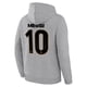 thumbnail image 4 of Buzo canguro con capucha Icon Sports Messi Argentina para niños, gris claro, 4 of 7