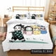 thumbnail image 1 of Demon Slayer Bedding Set Cute Quilt Cover Bed Cover With Pillowcase Boys Adult Home Textile, 1 of 5
