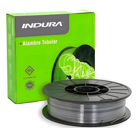 Alambre Tubular Flux E71T-Gs 5Kg 0.8Mm Indura Verde