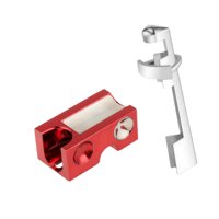 Magideal - Herramienta De Reparación De Punta Para Taco De Billar 8 En 1, Moldeador De Puntas De Billar, Detección De Curvas, Accesorios Portátiles Para Tacos De Rojo