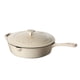 thumbnail image 2 of Freidora de pollo Cuisinart de hierro fundido, 4,5 L, con tapa, color crema, 2 of 2