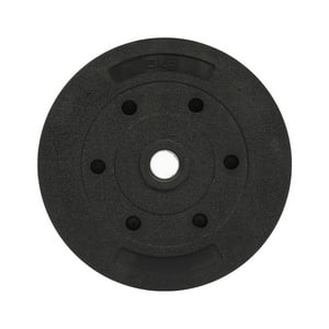 Atletis - Disco De Cemento 5 Kg Para Barra Pvc Negro