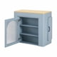 thumbnail image 5 of Mesa de comedor extensible con 3 hojas medias extraíbles, mesa móvil de isla rodante con toma de corriente, gabinete de ahorro de espacio con almacenamiento para el comedor, 5 of 6