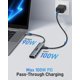 thumbnail image 5 of Hub USB C Acer 5 en 1 con HDMI 4K, suministro de energía de 100 W, 3 USB A, 5 of 9