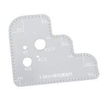 Bothyi - Herramienta De Posicionamiento De Cuero Para Artesanía A Mano, Herramienta De Bricolaje, Trabajo Hecho A Mano, Artesanía De Bricolaje, 3,38Mm