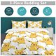 thumbnail image 5 of Pikachu Bed Duvet Cover Funny Anime Cartoon Bedding Sets Lightweight 3 Piece Comforter Sets, 5 of 5