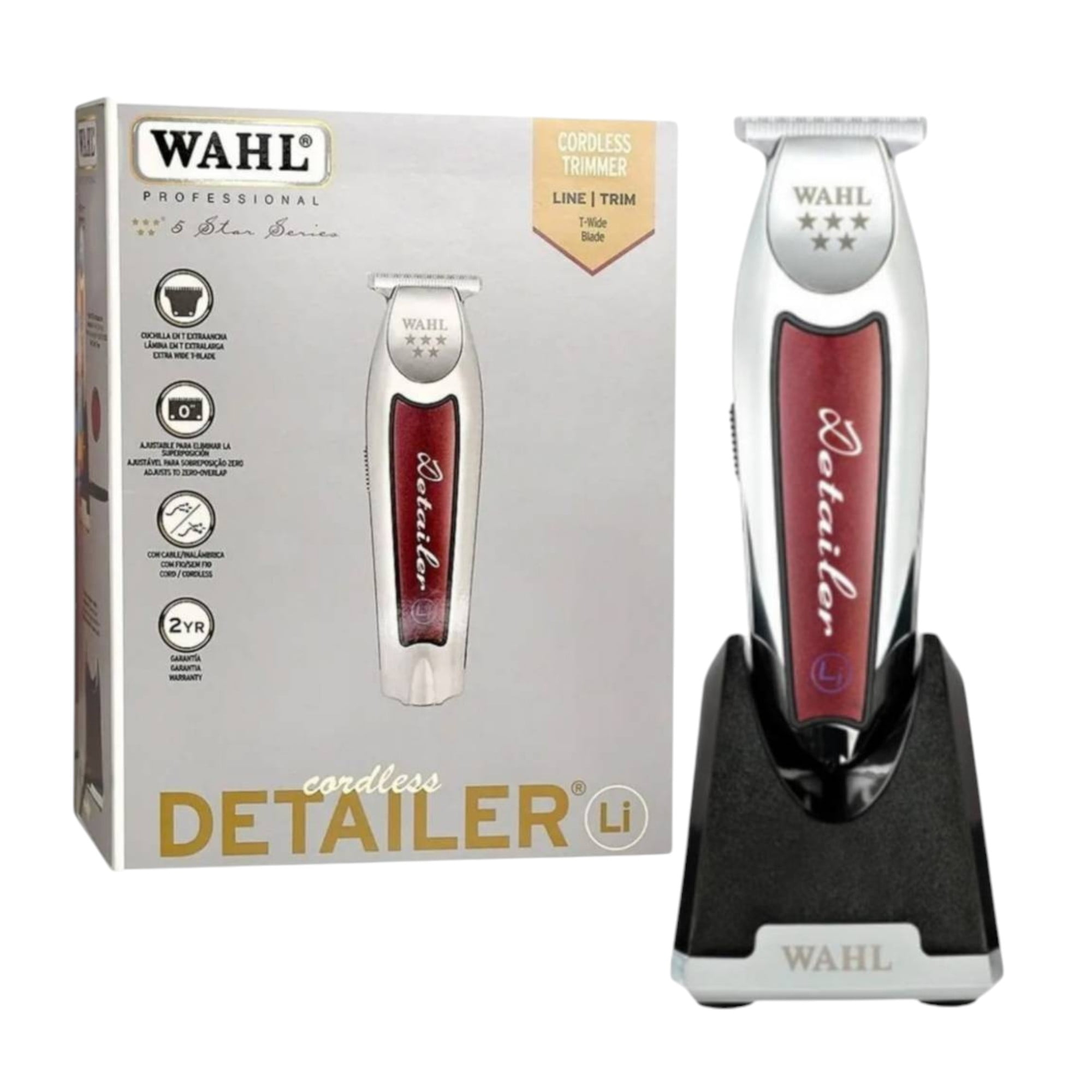 Maquina Cortapelo Wahl Cordless Detailer Li Inalambrica