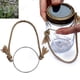 thumbnail image 5 of Paquete de 6 perchas de alambre de arpillera con asas de acero inoxidable para tarros Mason, tarros de pinta, tarros de conserva y perchas solares de boca regular para tarros Mason., 5 of 5