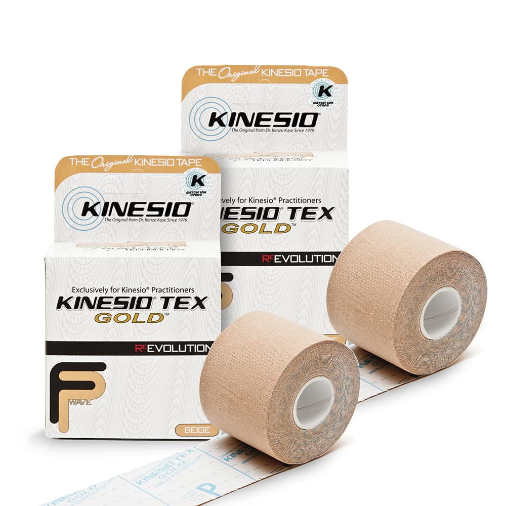Cinta Elástica Terapéutica Deportiva Kinesio Tex Gold Fp Beige