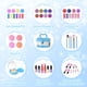 thumbnail image 2 of Set de maquillaje PERRYHOME Kids Frozen Blue, lavable, 56 unidades, de 3 a 12 años, 2 of 7