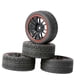 thumbnail image 1 of Paquete De 4 Neumáticos De Goma De 65 Mm Para WLtoys 144001 124018 On/Off Road Car Accs I, 1 of 5
